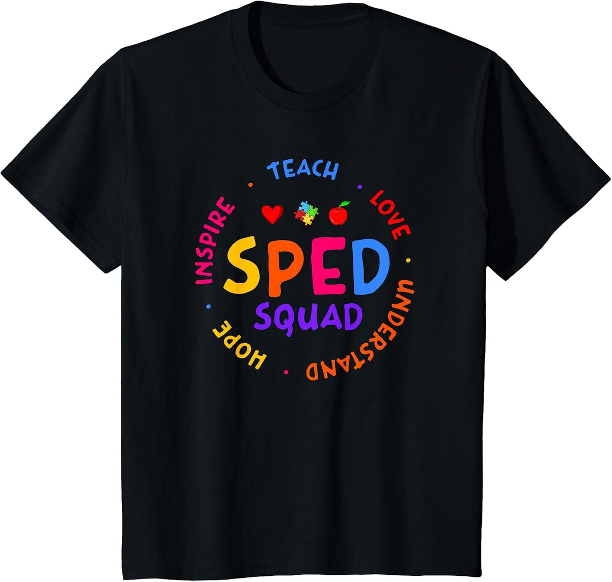 Special Education Teacher - SPED Teacher T-Shirt - Black