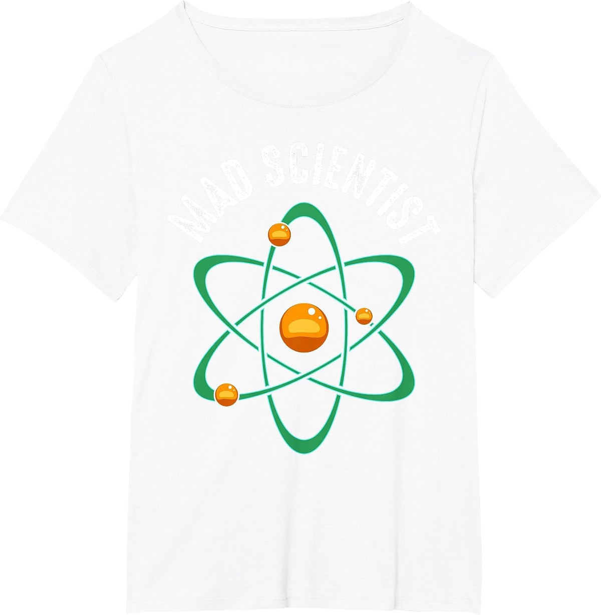 Mad Scientist Lab Nerd Geek Chemistry Biochemistry Funny T-Shirt - White