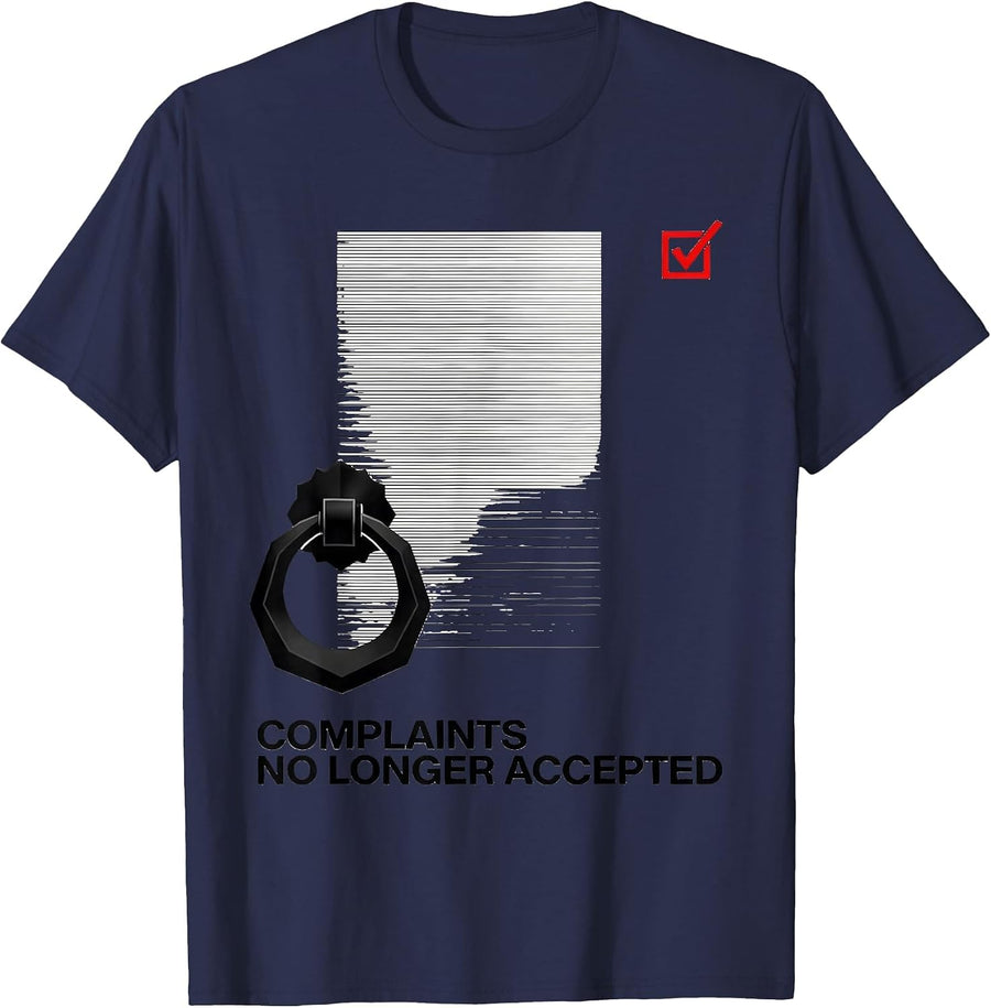Complaints No Longer Accepted Afro Pride Empowerment T-Shirt - Navy Blue