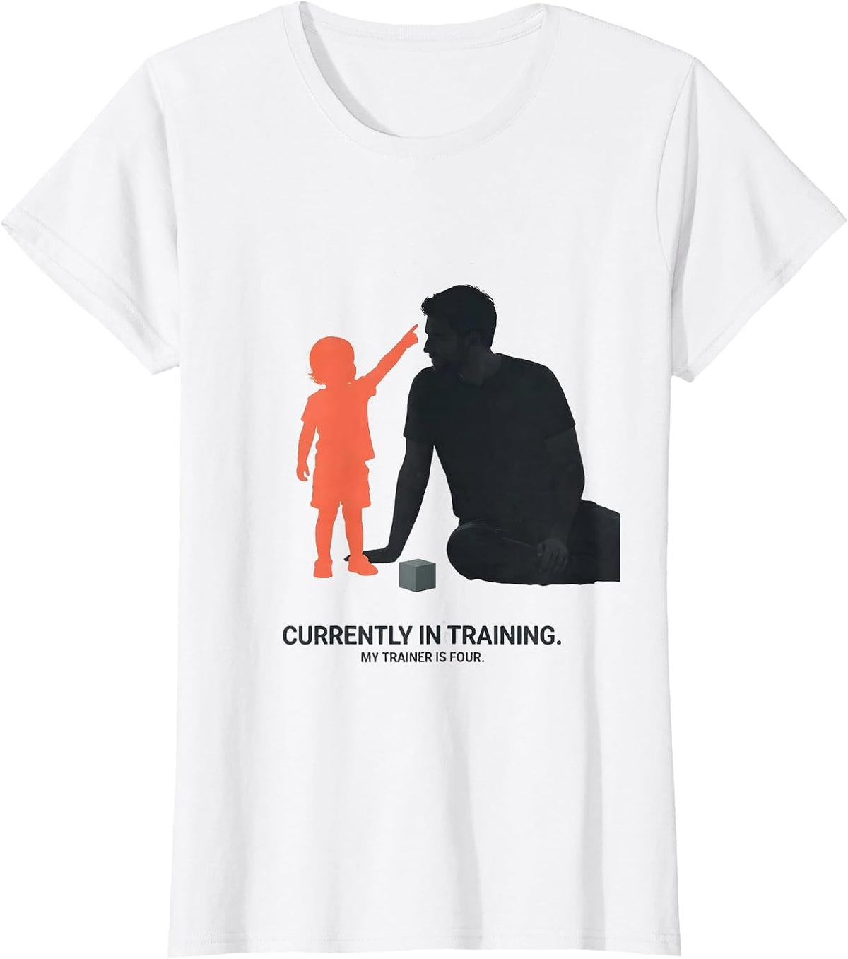 Currently In Training My Trainer Is Four ABA Technician T-Shirt - White