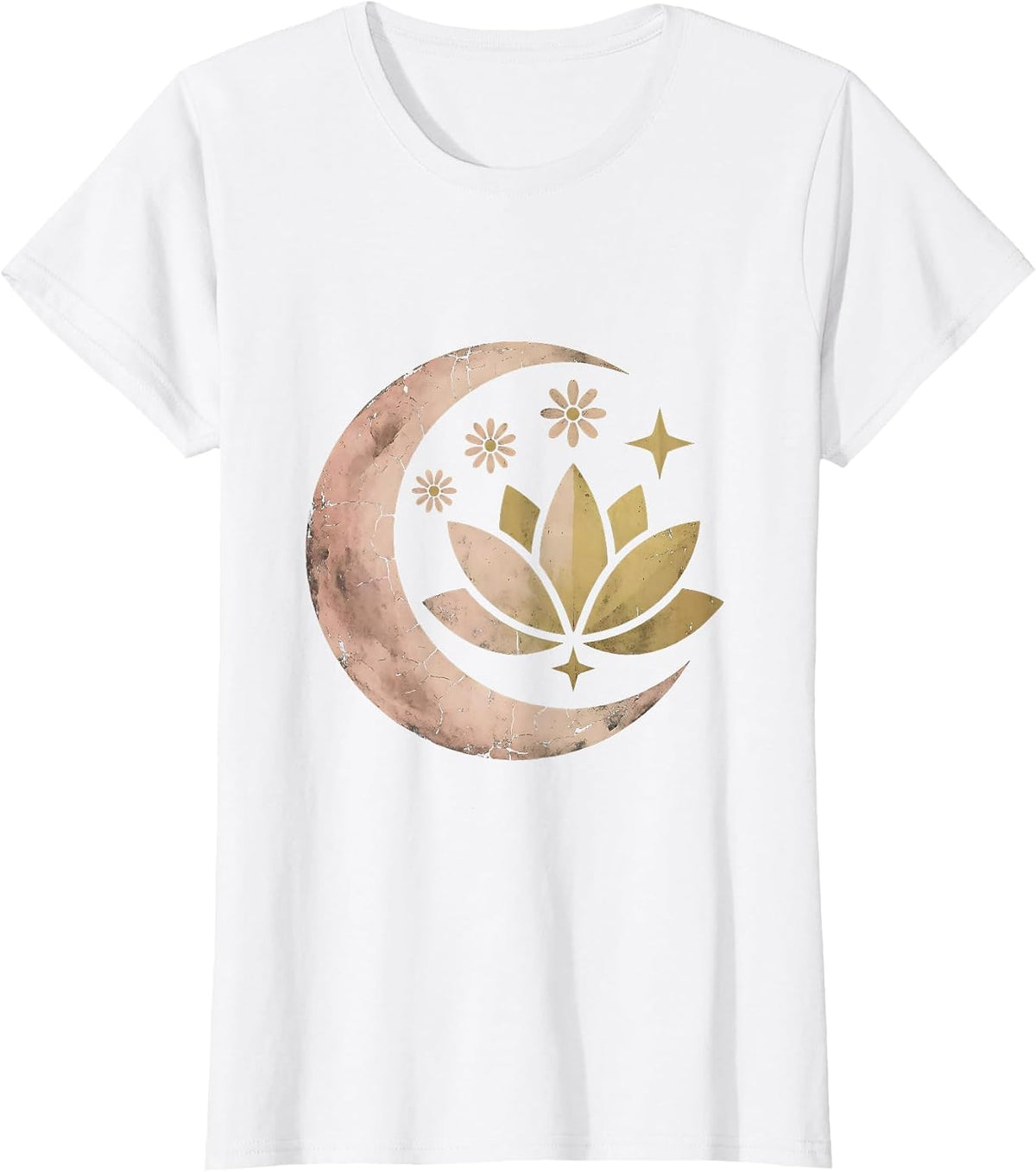 Women's Autism Awareness Lotus Flower Unfolding Art T-Shirt - White