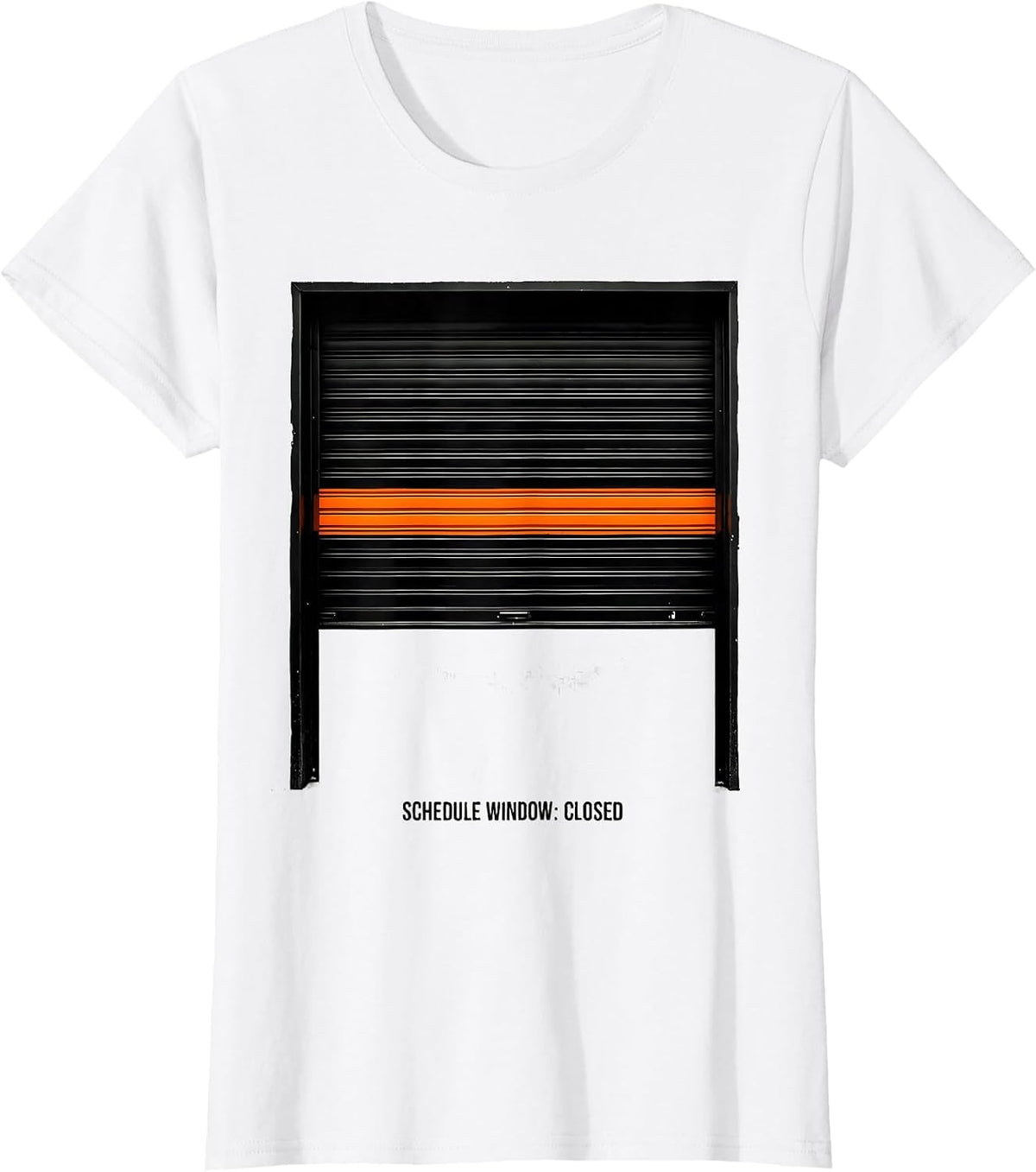 Women's Schedule Window: Closed Groovy School Counselor Retro Humor T-Shirt - White