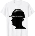 Men's I Wear The Hat They Built This Day For Patriotic Labor Day T-Shirt - White