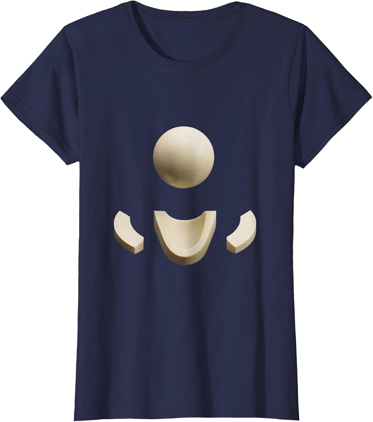 Women's Shoulder Joint Exploded Diagram Physical Therapy T-Shirt - Navy Blue