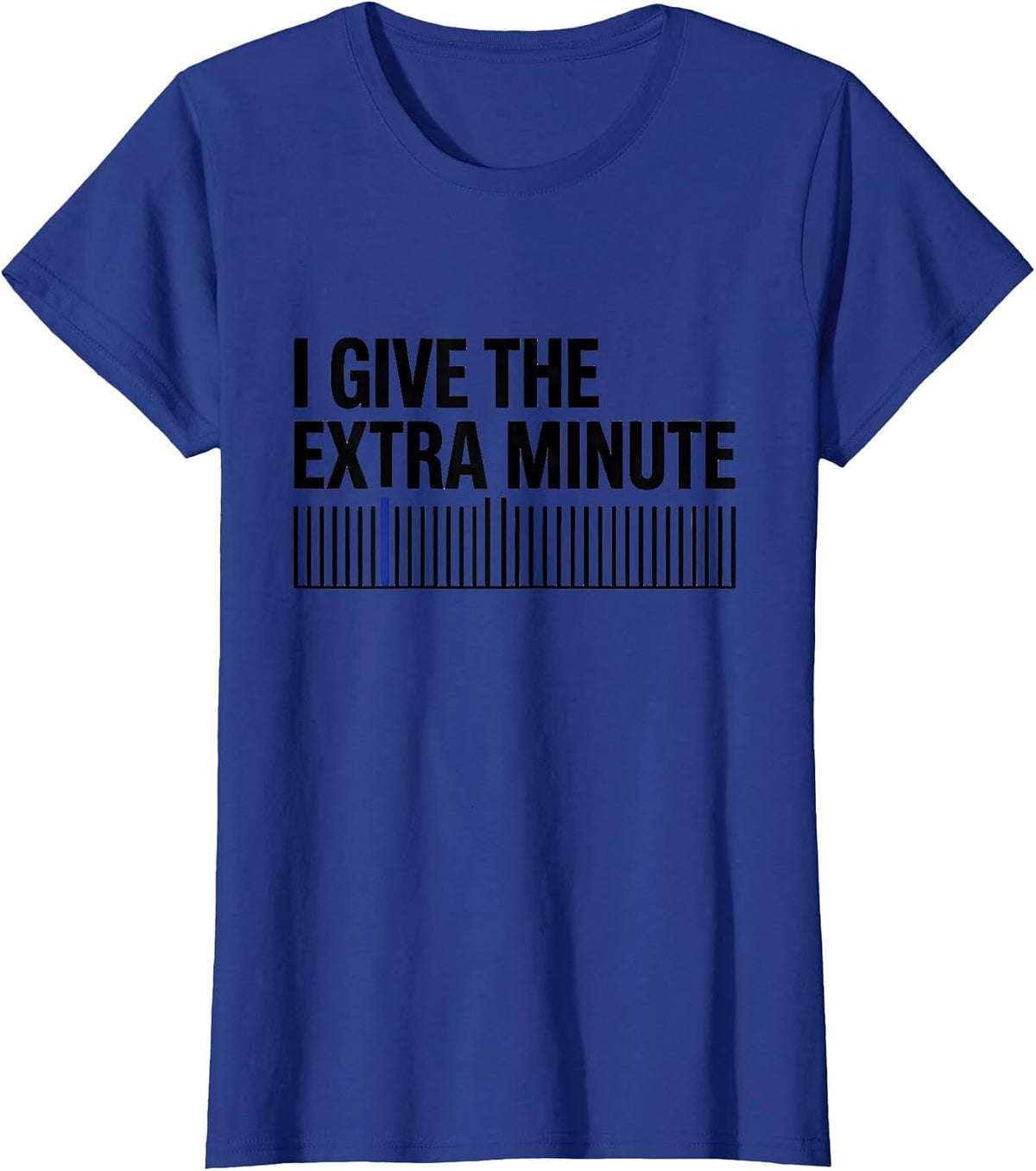Women's I Give The Extra Minute Special Education Teacher Sped Squad T-Shirt - Royal Blue