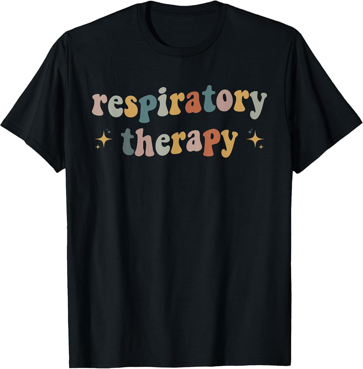 Respiratory Therapy RT Therapist Funny RT Care Week T-Shirt - Black