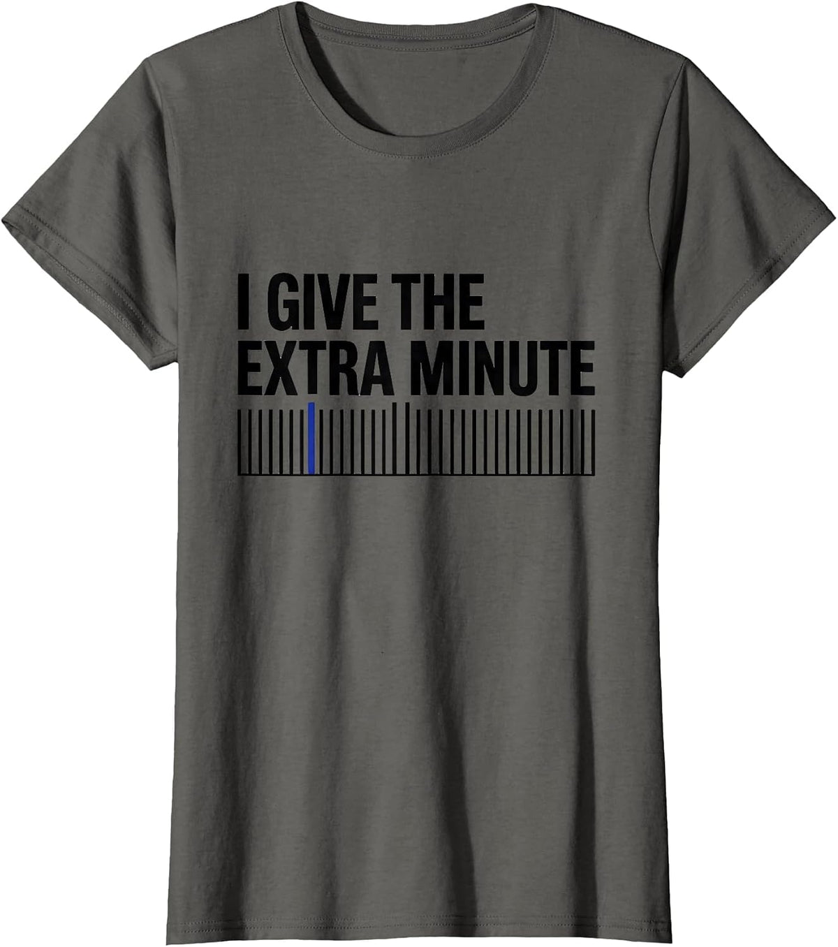 Women's I Give The Extra Minute Special Education Teacher Sped Squad T-Shirt - Asphalt Grey