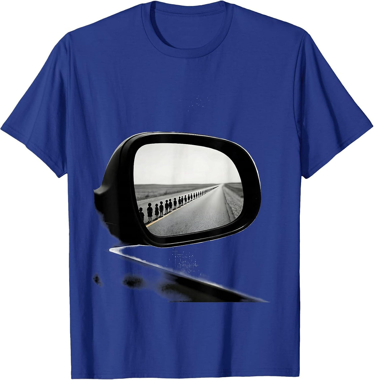 Men's School Bus Driver Minimalist Driver Humor T-Shirt - Royal Blue