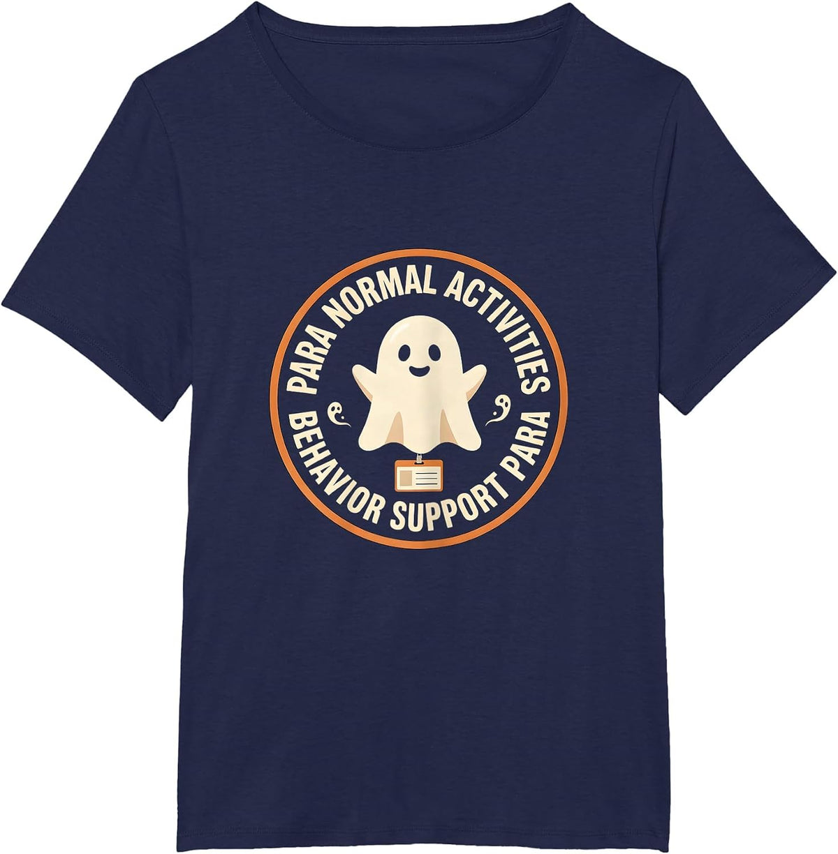 Women's Para Normal Activities Behavior Support Para T-Shirt - Navy Blue
