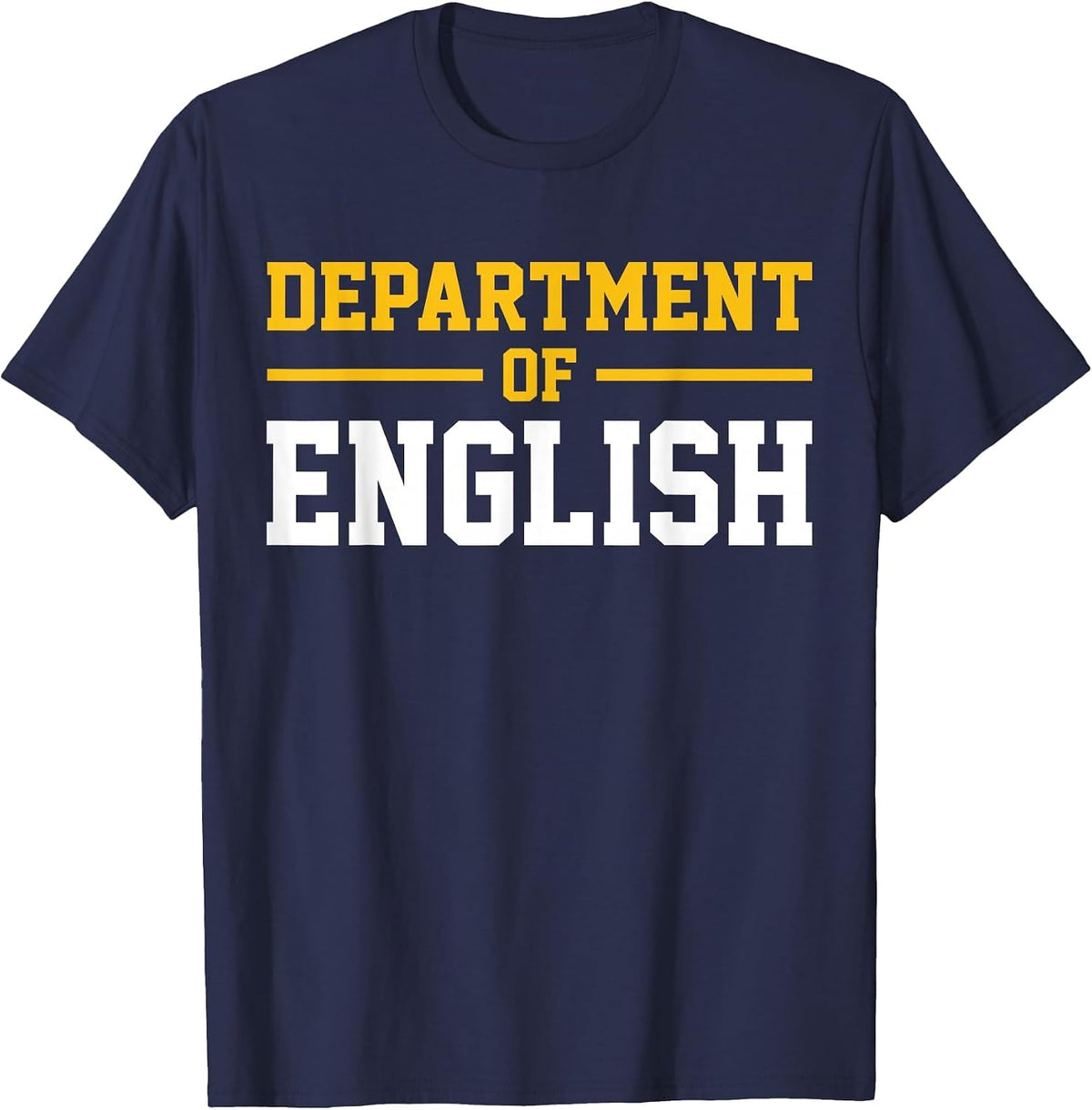 Department of English T-Shirt - Navy Blue