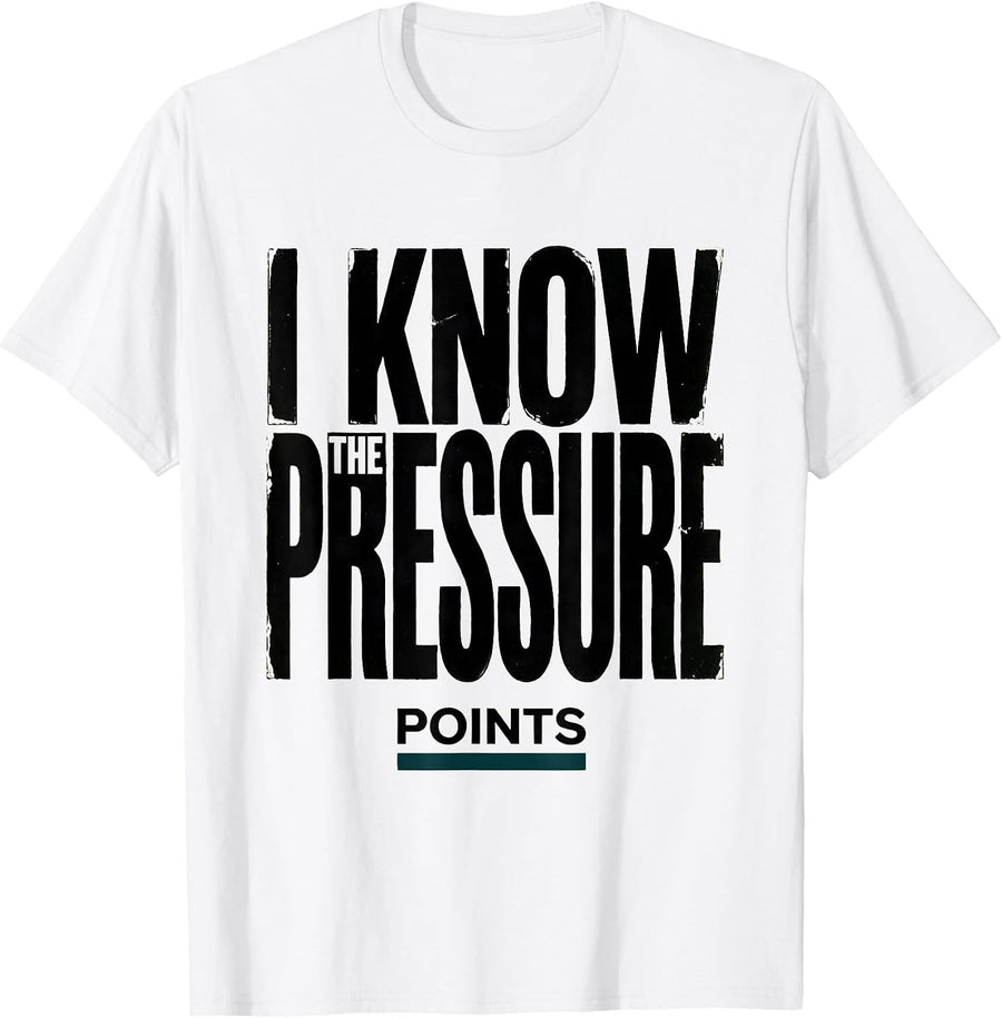 Men's I Know The Pressure Points Funny Chiropractor Physical T-Shirt - White