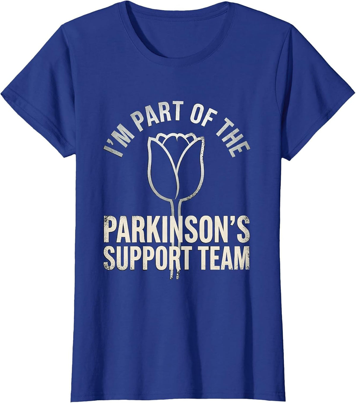 Women's I'm Part of the Parkinson's Support Team Support Squad T-Shirt - Royal Blue