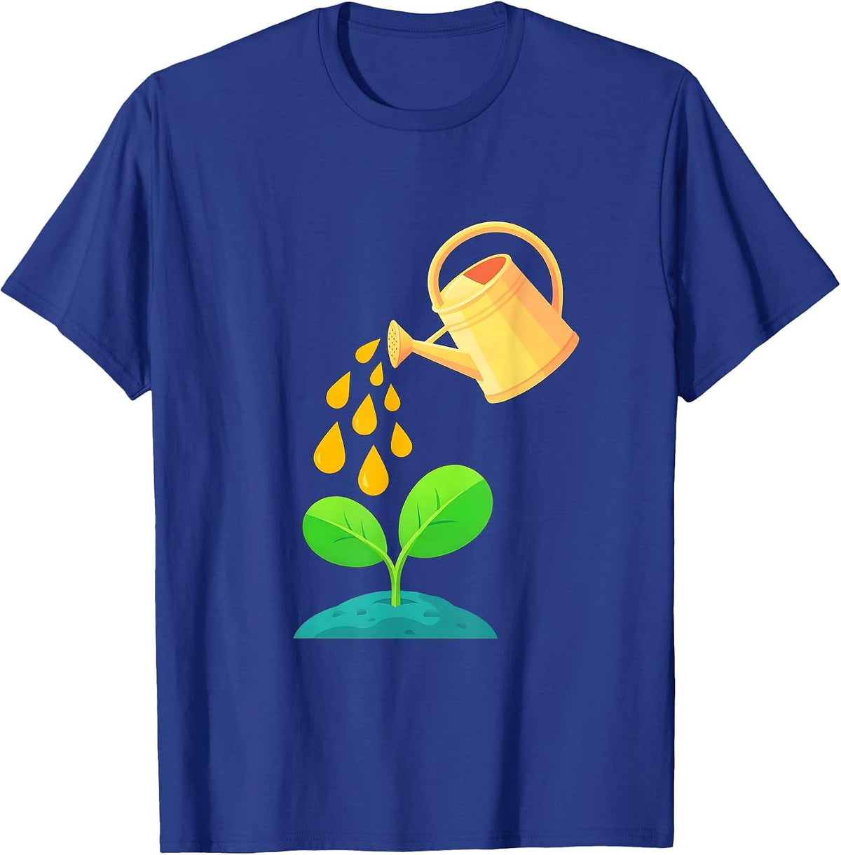 Men's Special Education Teacher Nurturing Growth Gift T-Shirt - Royal Blue