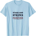 Stars and Stripes Forever Inauguration Design T-Shirt - Baby Blue