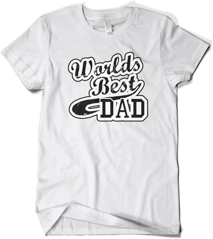Cybertela Men's Worlds Best Dad T-Shirt - White