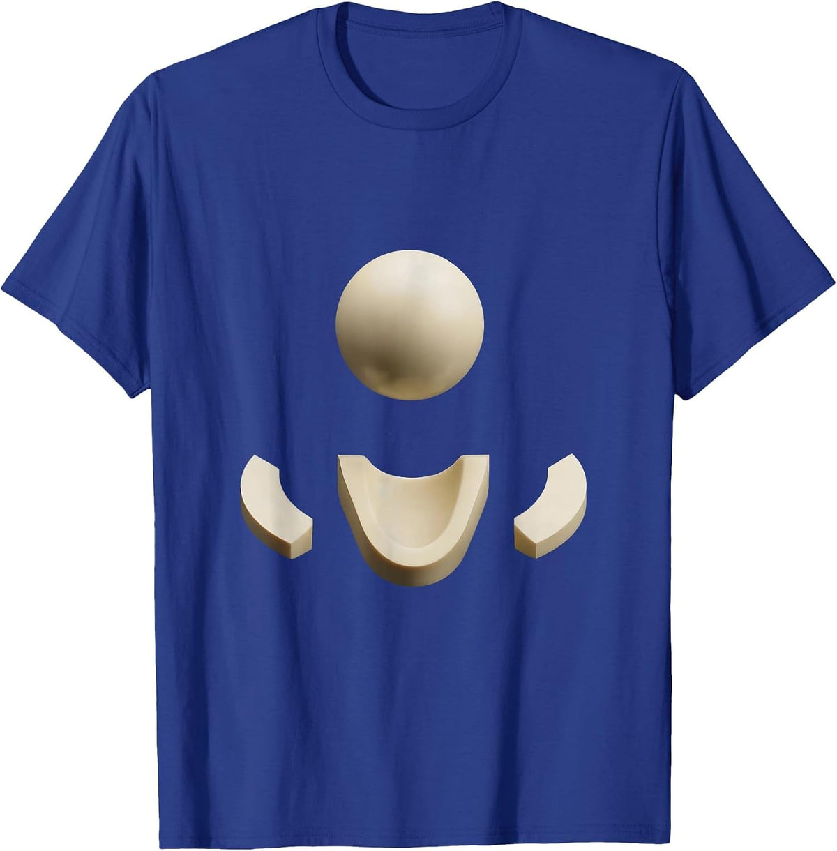 Men's Shoulder Joint Exploded Diagram Physical Therapy T-Shirt - Royal Blue