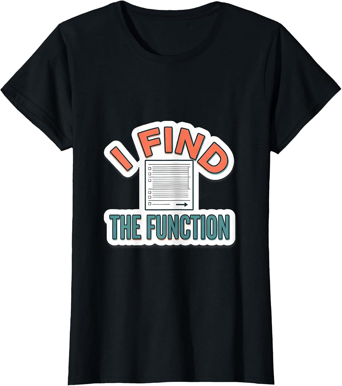I Find The Function Funny Special Education Teacher SPED T-Shirt - Black