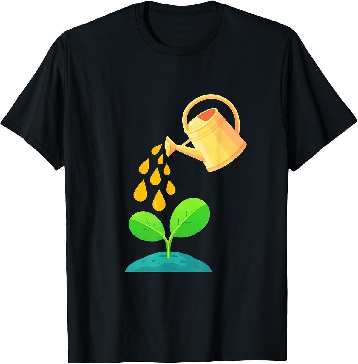 Men's Special Education Teacher Nurturing Growth Gift T-Shirt - Black