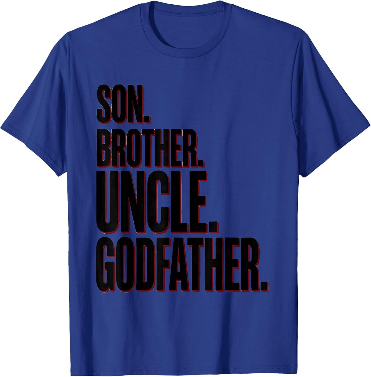 Son Brother Uncle Godfather Cool Uncles Club Funny Father's T-Shirt - Royal Blue