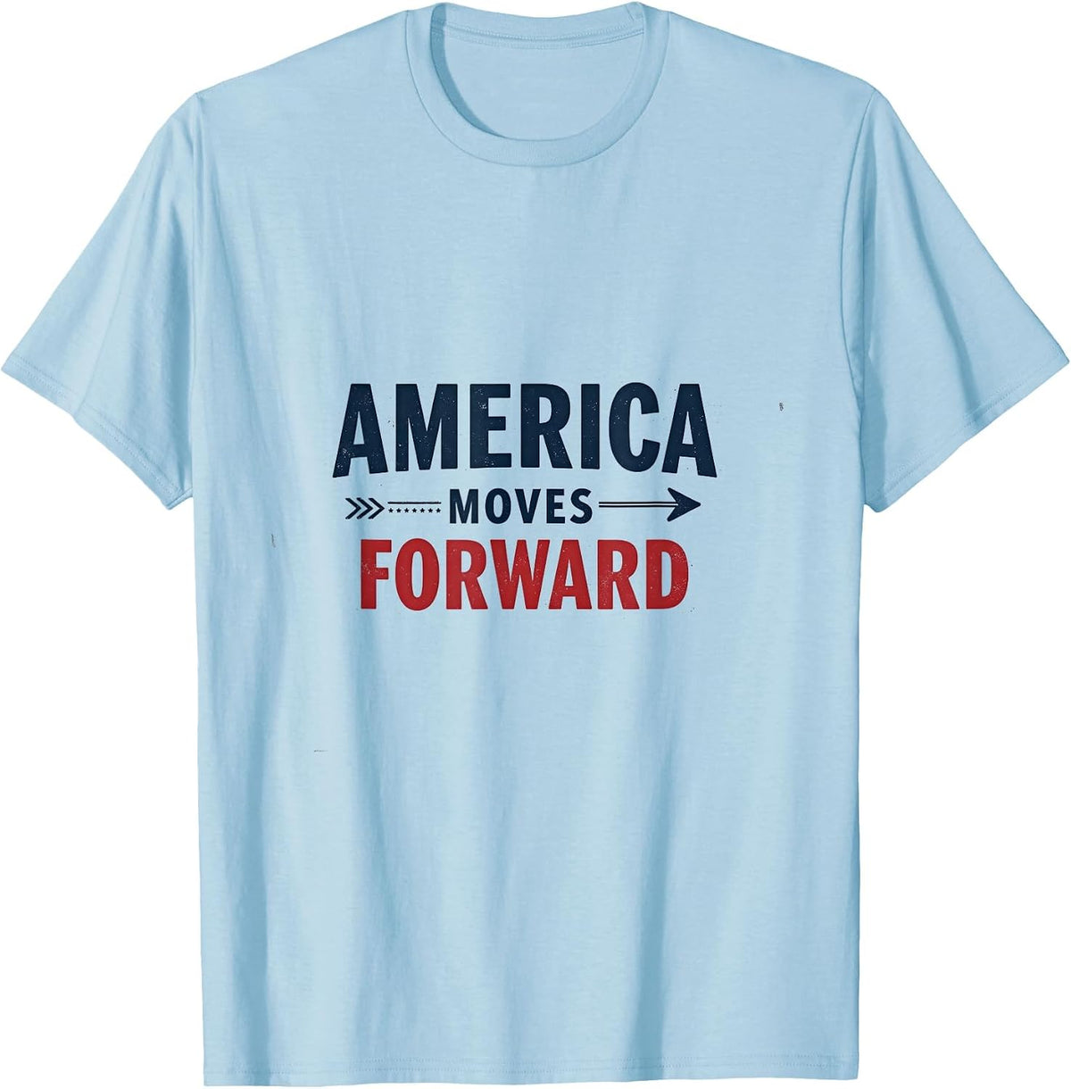 America Moves Forward Inauguration Design T-Shirt - Baby Blue