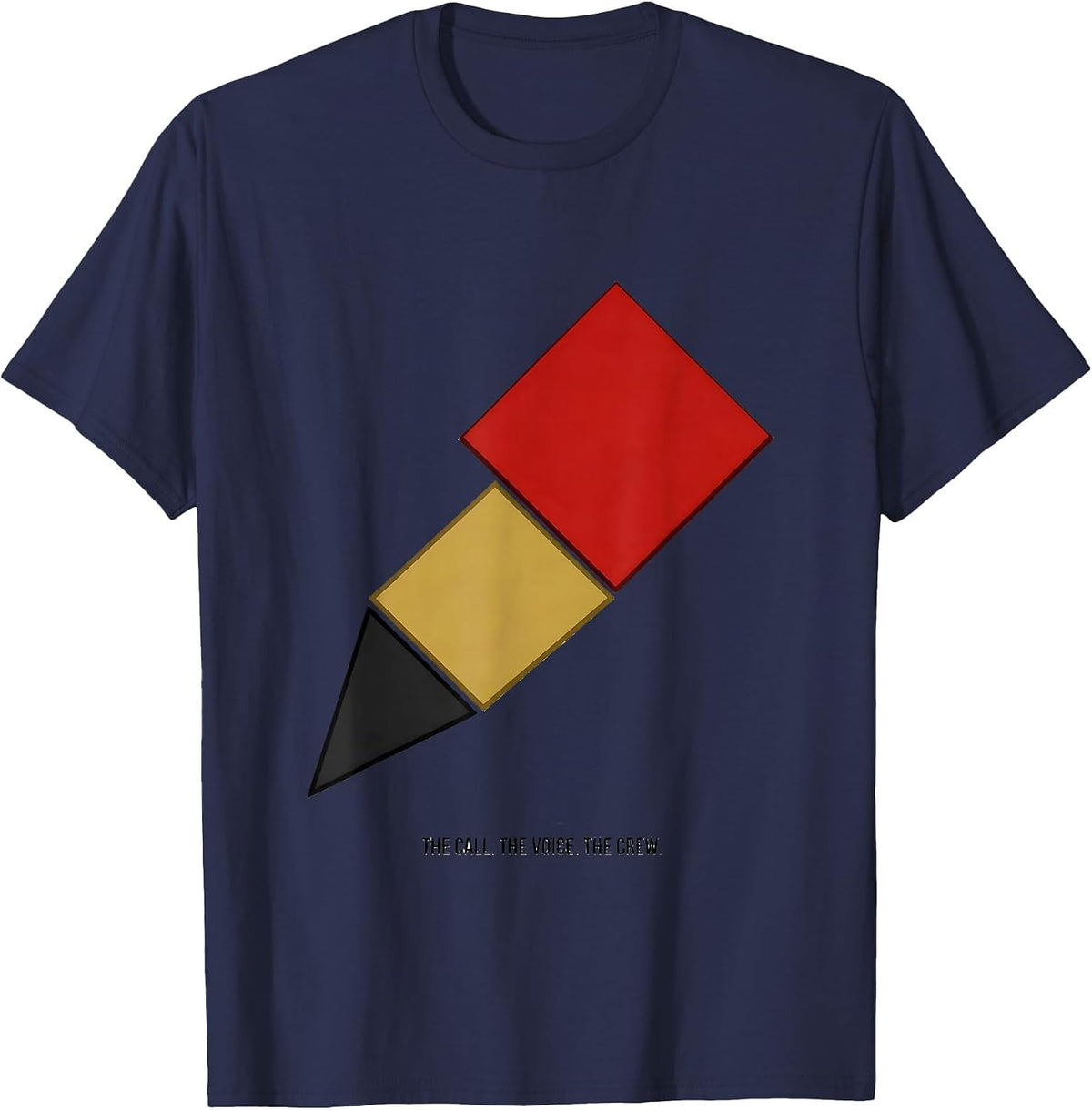 The Call The Voice The Crew First Responder Tribute Police T-Shirt - Navy Blue