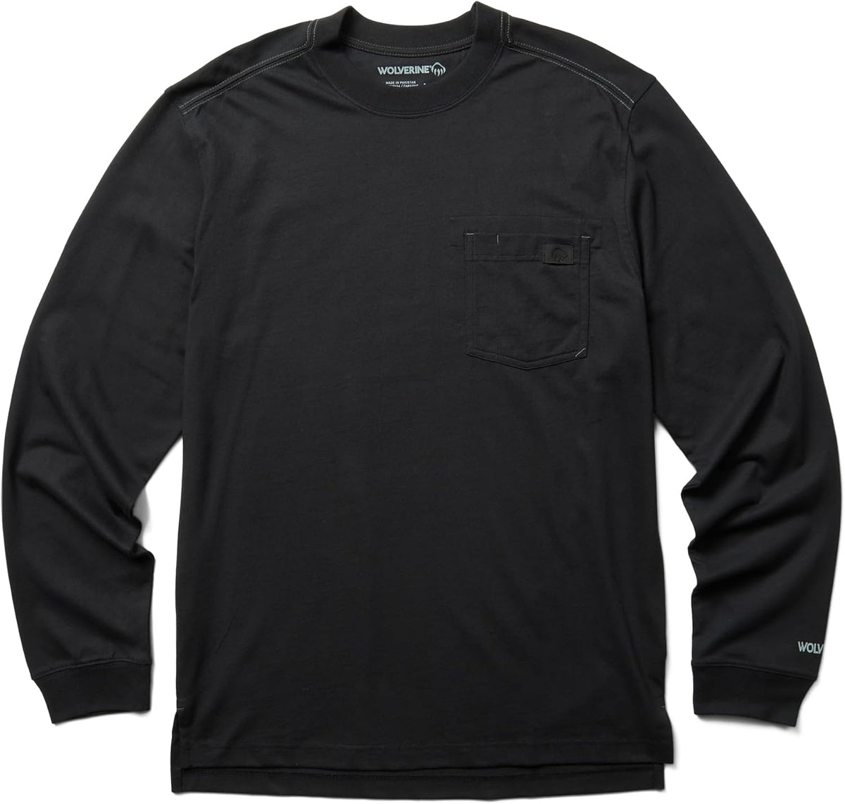 Wolverine Guardian Cotton Long Sleeve T-Shirt - Black