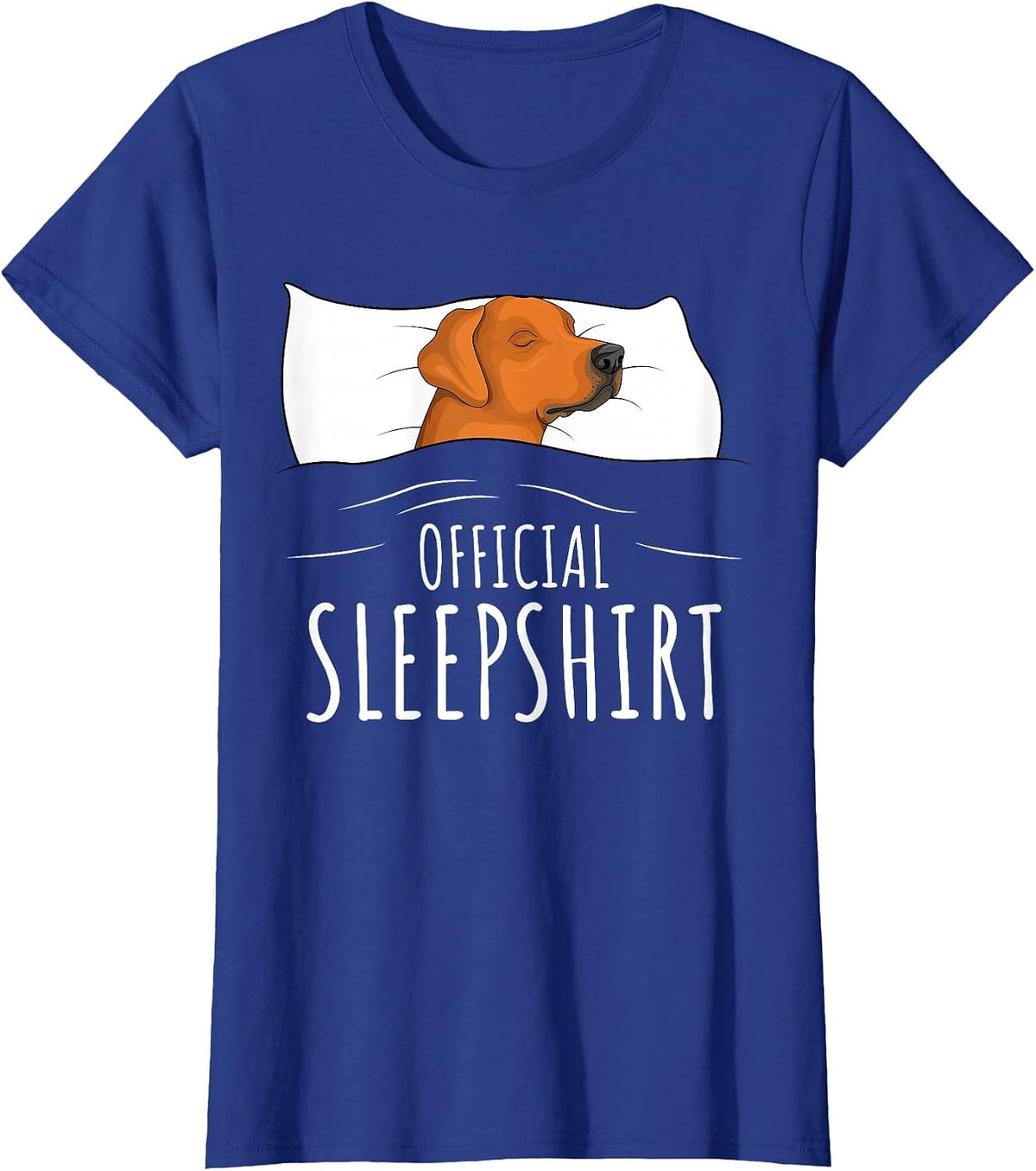 Rhodesian Ridgeback Dog Official Sleepshirt T-Shirt - Royal Blue
