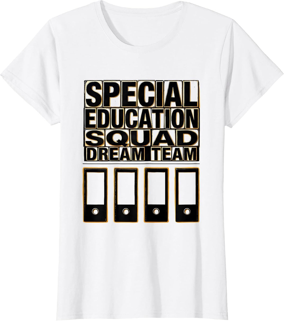 Special Education Squad Dream Team SPED Teacher Appreciation T-Shirt - White