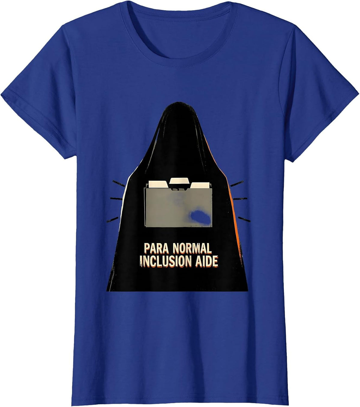 Women's Para Normal Inclusion Aide Ghost SpEd Teacher T-Shirt - Royal Blue