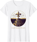 Women's Float Rider For Life Mardi Gras Design T-Shirt - White