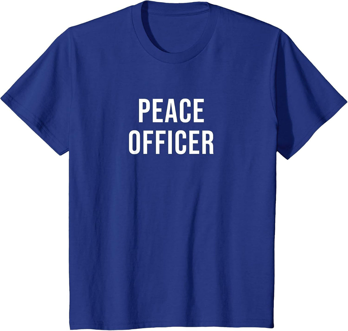 Peace Officer T-Shirt - Royal Blue