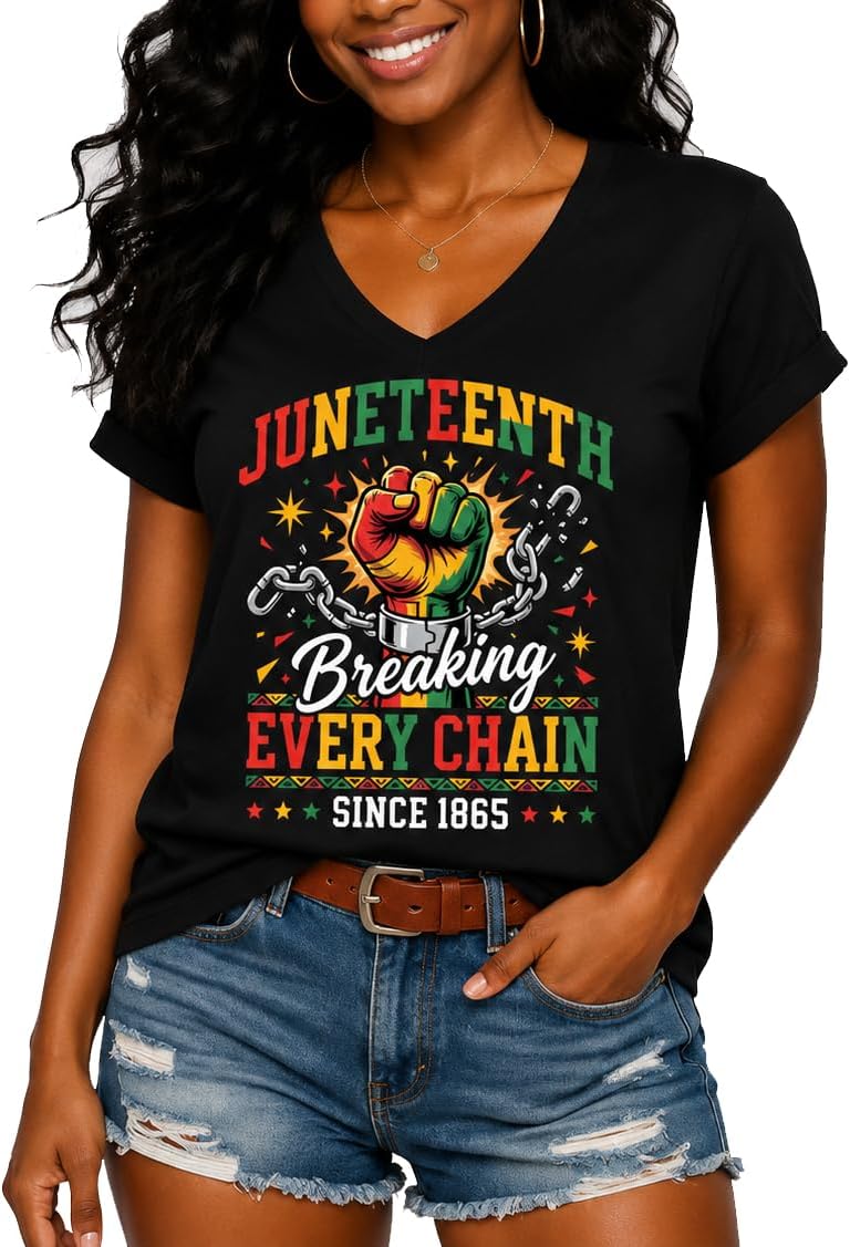 Juneteenth Shirts Men, Funny Juneteenth Shirts Women, Black History T-Shirt - Black