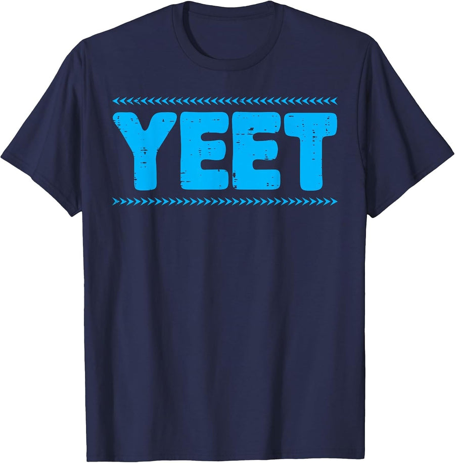 Yeet Funny Saying Quote Slang Men Boys Kids Toddler Women T-Shirt - Navy Blue