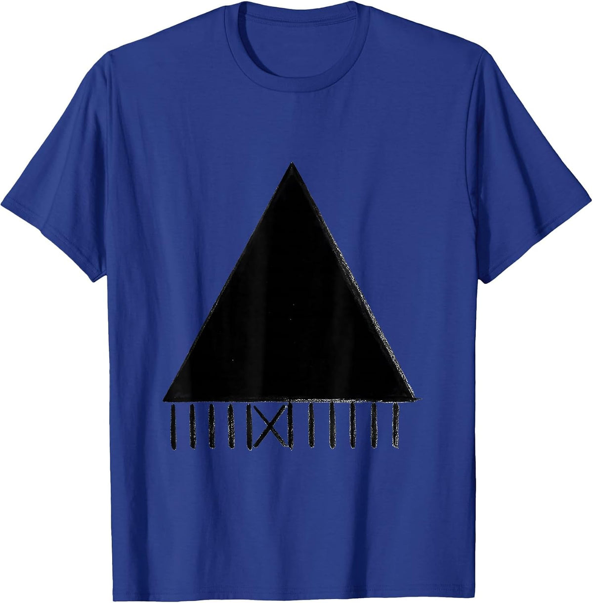 Men's Physical Therapy Wedge Rehab Team Minimalist Design T-Shirt - Royal Blue