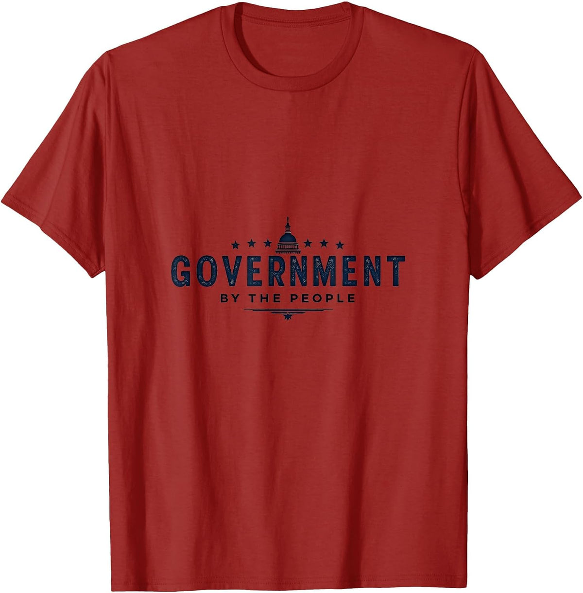 Government By The People Inauguration 2025 T-Shirt - Cranberry Red