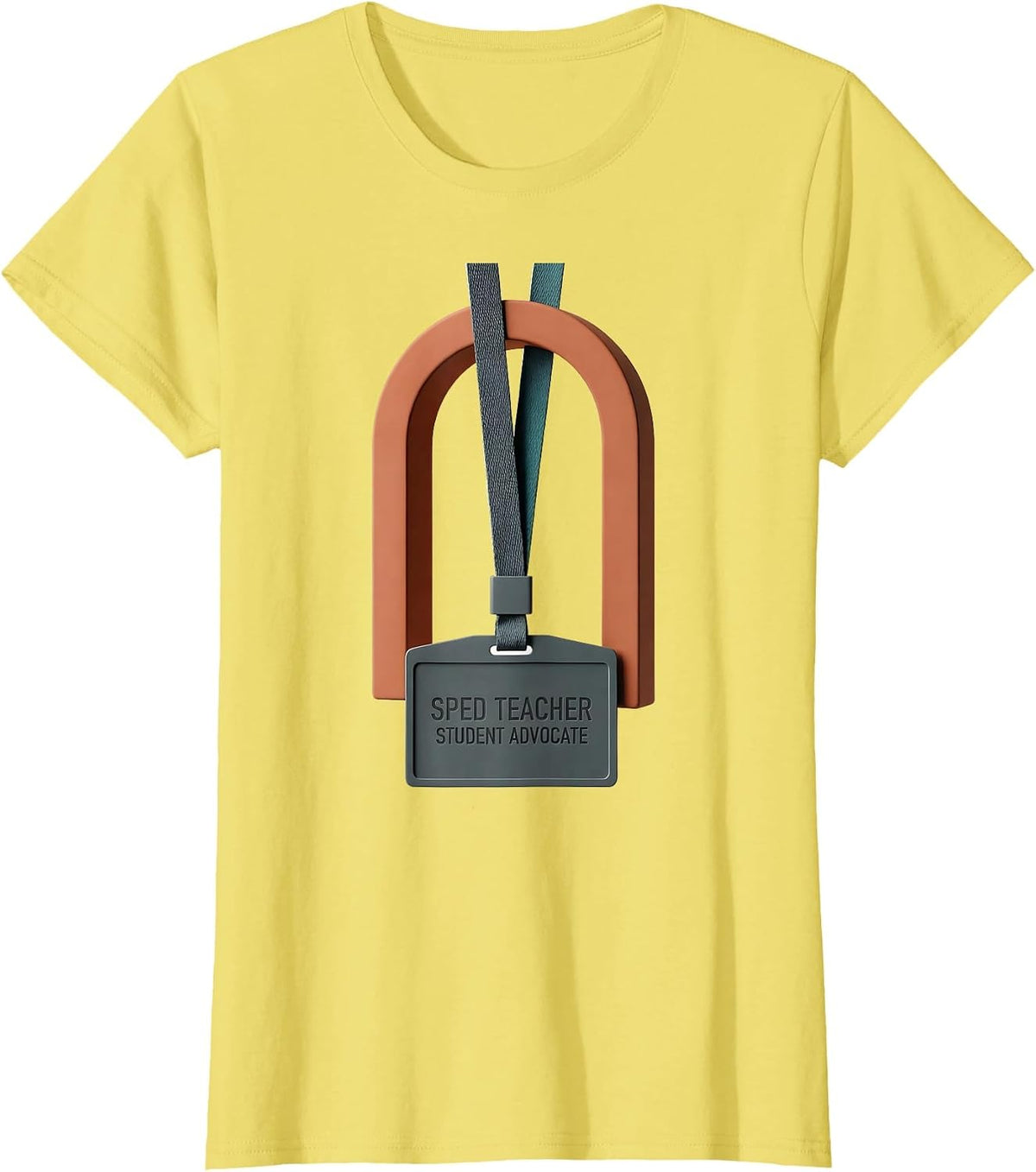 SPED Teacher Student Advocate Special Education Teacher T-Shirt - Lemon Yellow