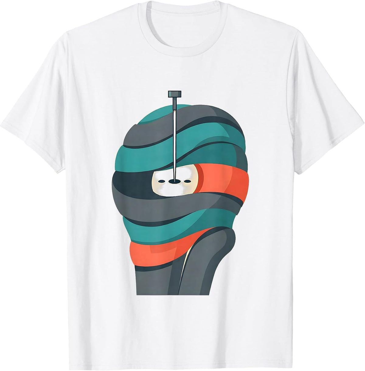 Men's Shoulder Joint Acupuncture Needle Humor Wellness Worker Gift T-Shirt - White
