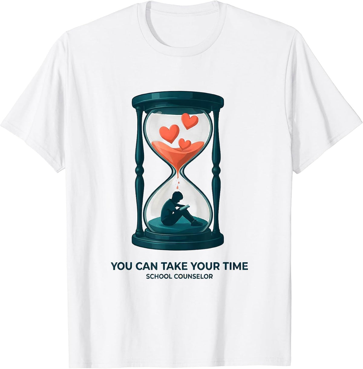 Men's You Can Take Your Time School Counselor T-Shirt - White