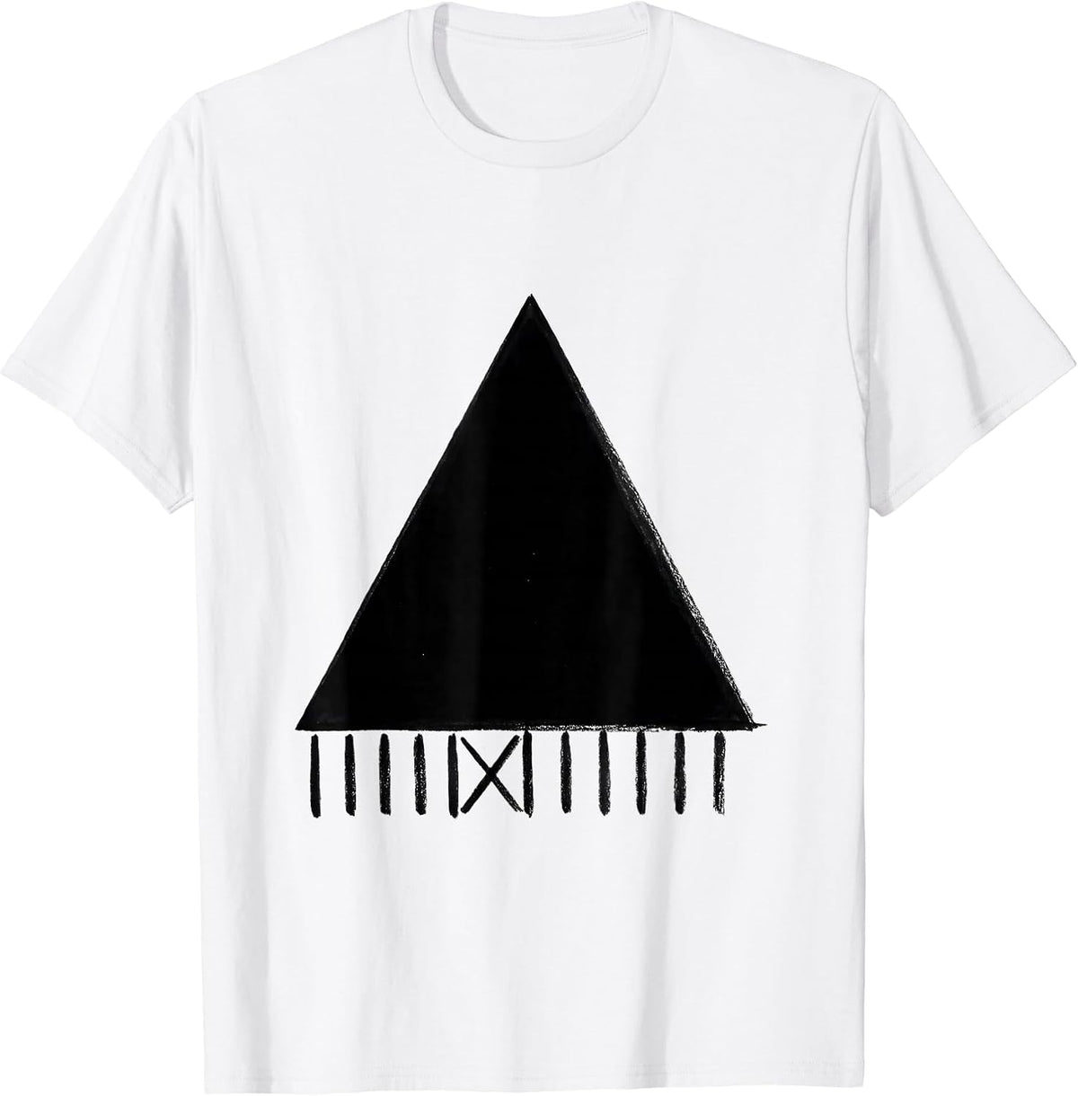 Men's Physical Therapy Wedge Rehab Team Minimalist Design T-Shirt - White