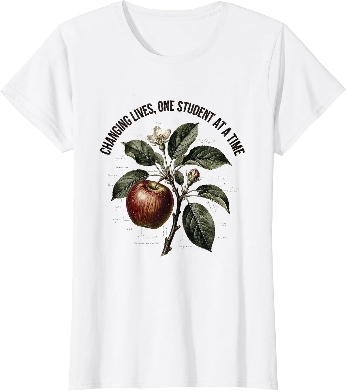 Changing Lives One Student At A Time Sped Teacher T-Shirt - White