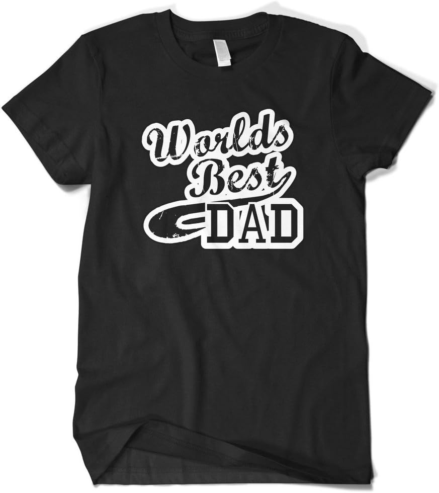 Cybertela Men's Worlds Best Dad T-Shirt - Black