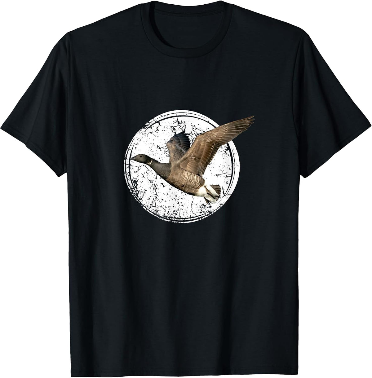 Brant Goose Hunting Tshirt Goose Hunting T-Shirt - Black