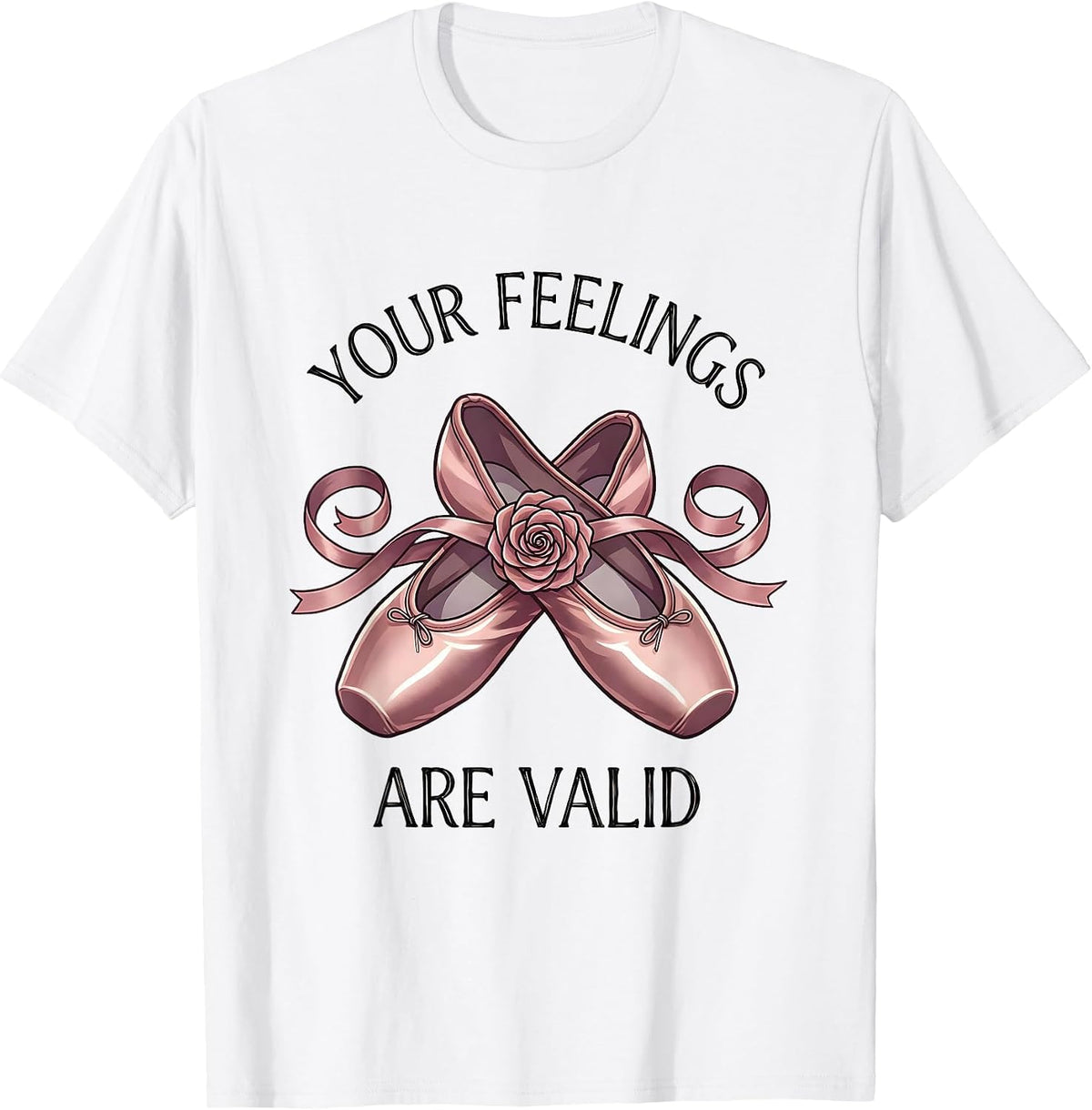 Men's Your Feelings Are Valid School Counselor Design T-Shirt - White