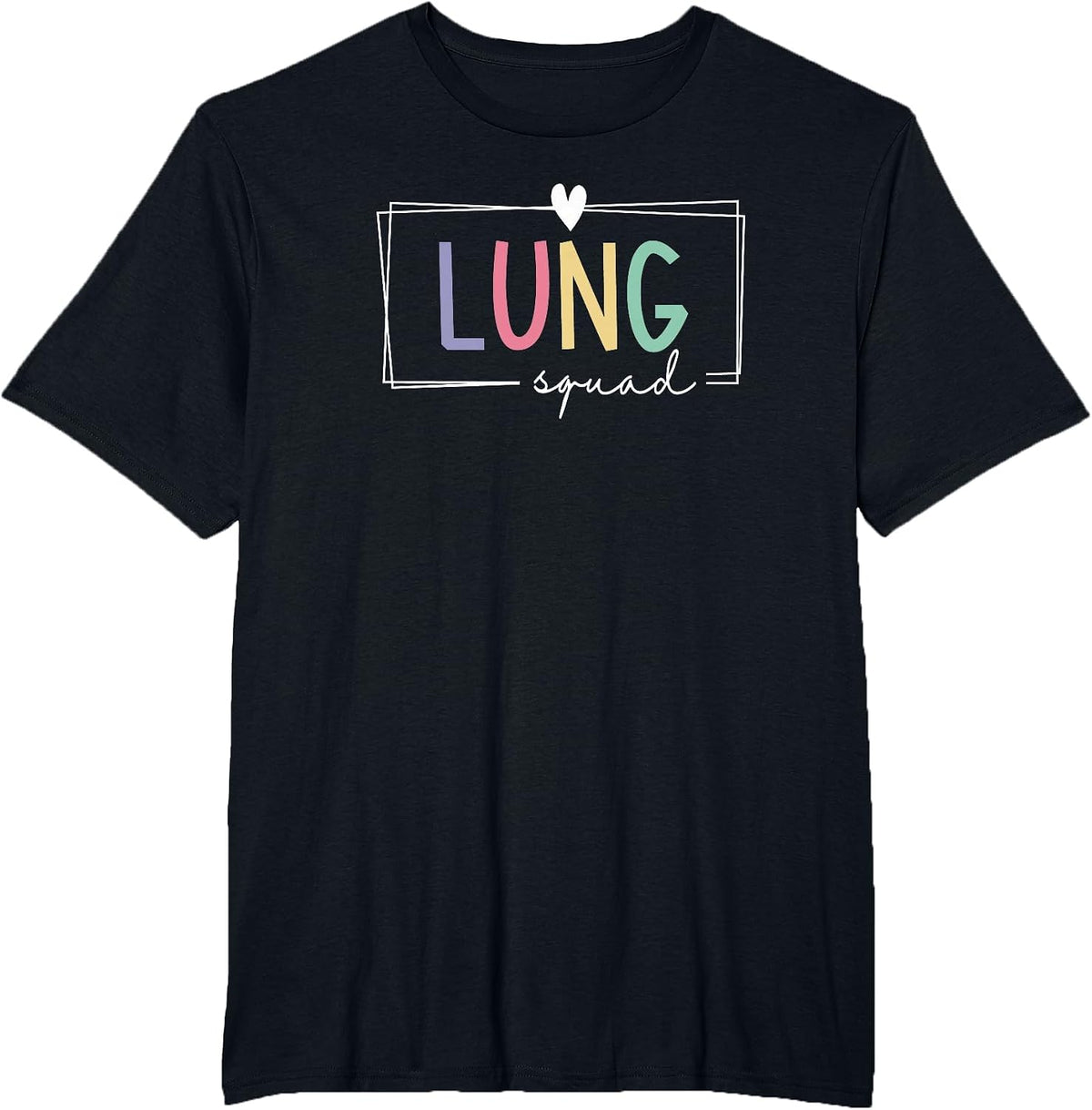 Respiratory Therapist Lung Squad Pulmonologist Therapy T-Shirt - Black