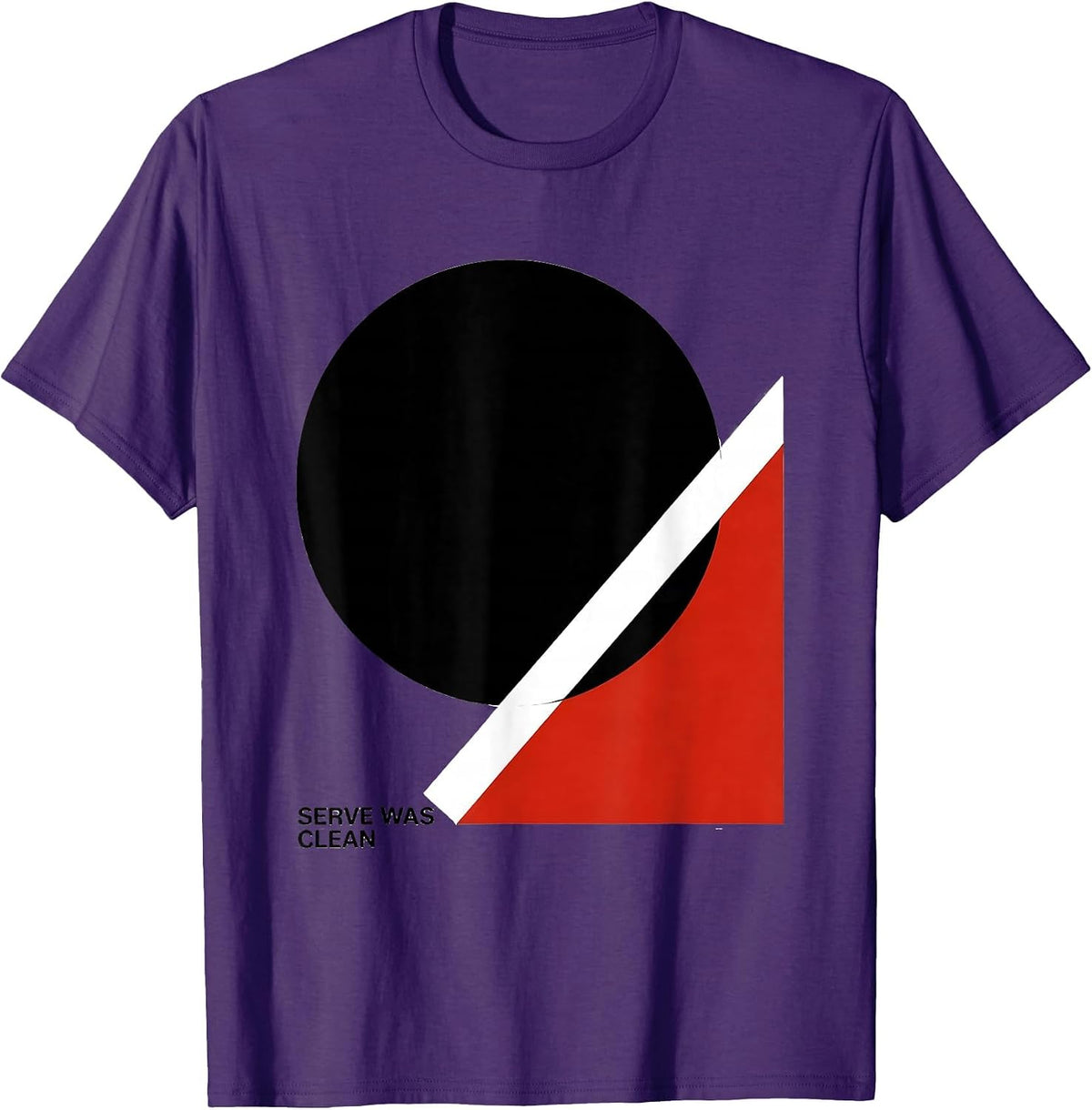 Serve Was Clean Funny Tennis Player Humor T-Shirt - Purple