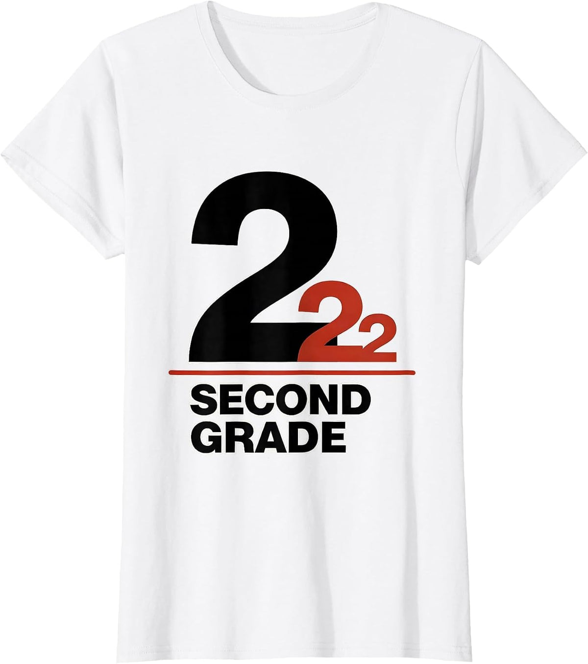 Second Grade 2nd Grade Typography Team Back To School T-Shirt - White