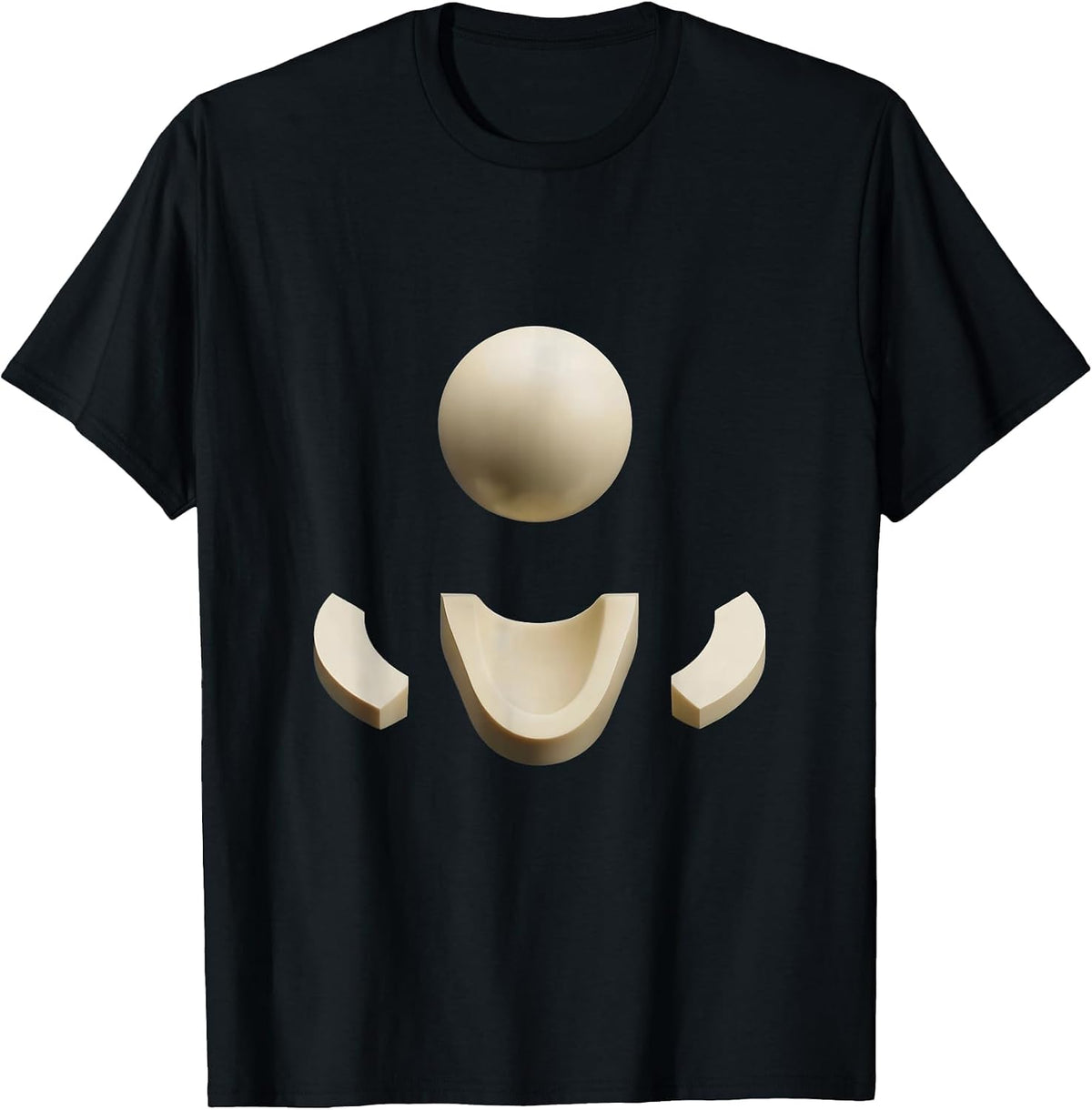 Men's Shoulder Joint Exploded Diagram Physical Therapy T-Shirt - Black