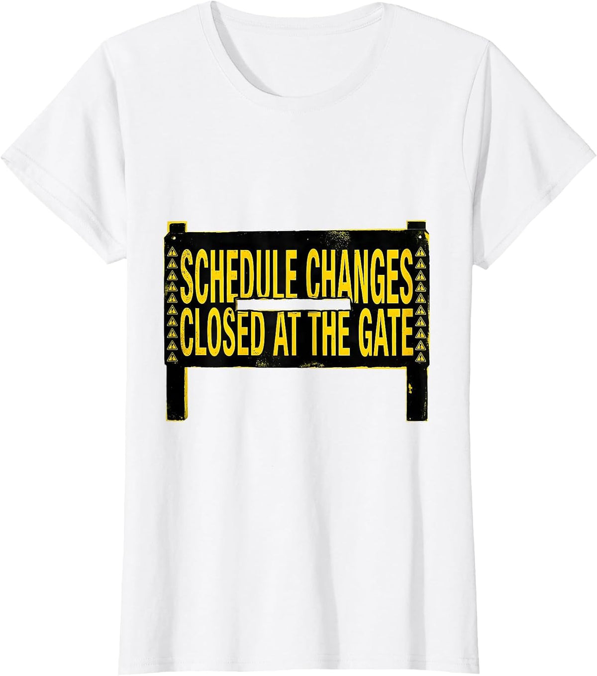 Schedule Changes Closed At The Gate Groovy School Counselor T-Shirt - White