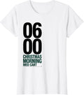 Women's Christmas Morning 0600 Med Cart Funny Nurse Holiday Humor T-Shirt - White