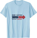 One Nation Moving Forward Inauguration Design T-Shirt - Baby Blue